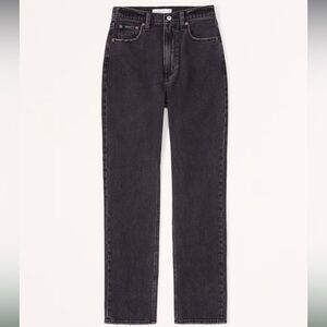 Abercrombie The Ankle Straight Ultra High Rise Curve Love Size 6